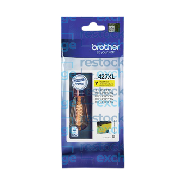 Brother LC427XLY Yellow H/C Ink Cartridge