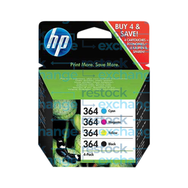 HP N9J73AE 364 Multipack - Full Set of 4 Ink Cartridges